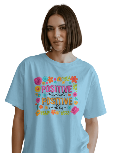 Women Oversize Tee | Printed | 100% Cotton T Shirt | Round Neck | Half Sleeves| Designed by NEOX | Vibrant Colors