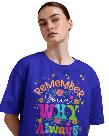 Women Oversize Tee | Printed | 100% Cotton T Shirt | Round Neck | Half Sleeves| Designed by NEOX | Vibrant Colors