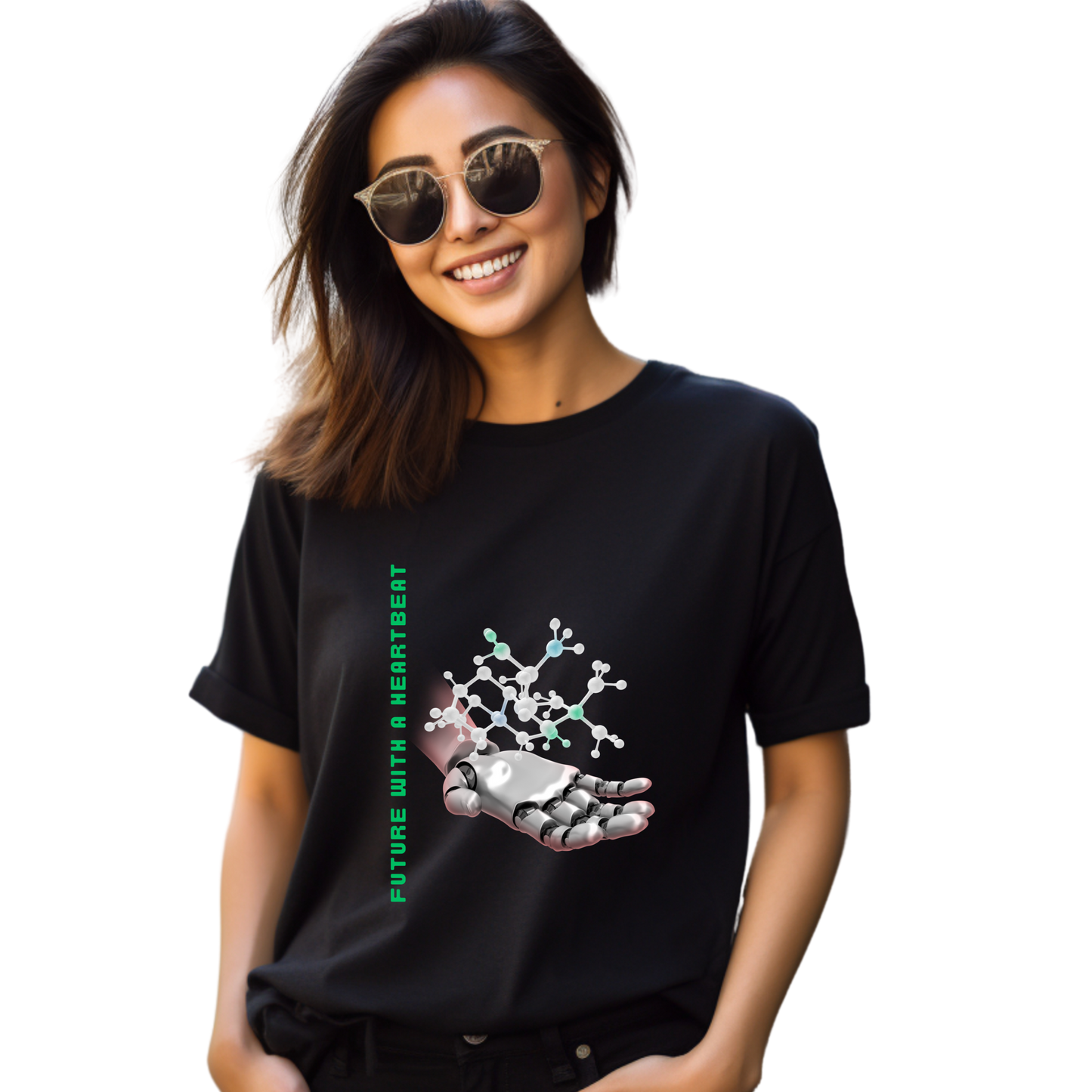 Men’s Printed Cotton T Shirt | Futuristic |Round Neck | Half Sleeves|100% Cotton | Regular Fit T-Shirt | Teens | Teen Vibes