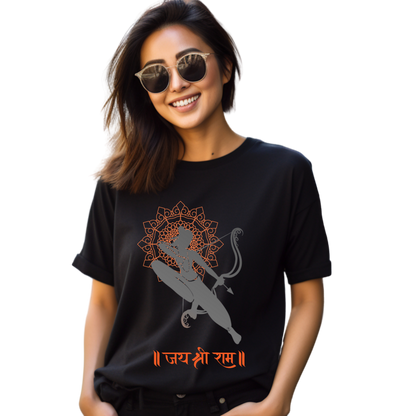 Unisex Printed Cotton T Shirt | Aastha | Trust | Belief | Round Neck | Half Sleeves|100% Cotton Regular Fit T-Shirt | Women | Men | Teen | Teen Vibes