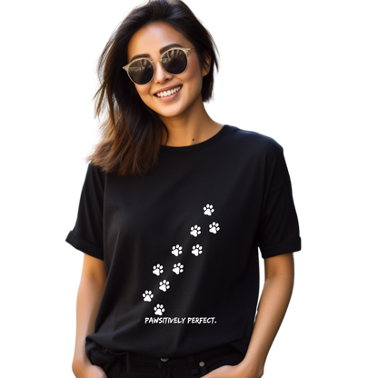 Unisex Printed Cotton T Shirt | Dog Lovers | Round Neck | Half Sleeves|100% Cotton Regular Fit T-Shirt | Women | Men |
