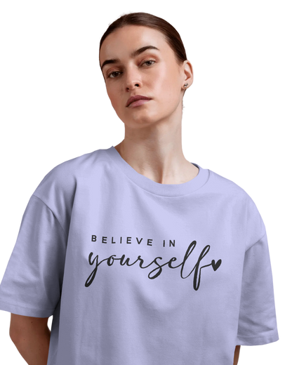 Women Oversize Tee | Printed | 100% Cotton T Shirt | Round Neck | Half Sleeves| Designed by NEOX | Vibrant Colors