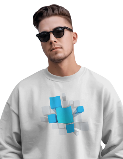 Unisex Oversize Sweatshirt | 400 GSM Heavyweight Fleece | Relaxed Fit | Premium Winter Wear | Men| Women |Teens | Frostline |Classic Sweatshirt |Warm & Soft