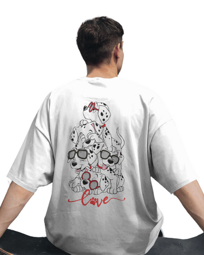 Oversize | Unisex Printed Cotton T Shirt | Round Neck | Half Sleeves|100% Cotton | Women | Men | Teen | Teen Vibes