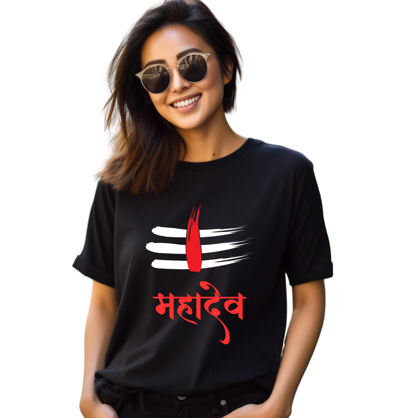 Unisex Printed Cotton T Shirt | Aastha | Trust | Belief | Round Neck | Half Sleeves|100% Cotton Regular Fit T-Shirt | Women | Men | Teen | Teen Vibes