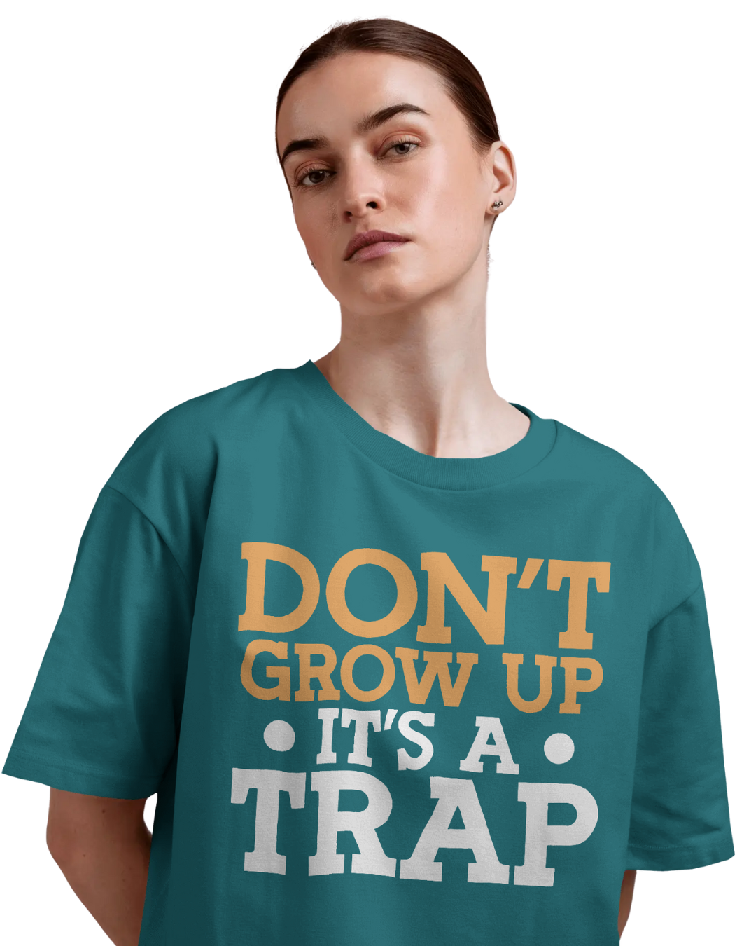 Women Oversize Tee |Street wear | Casual Wear | 100% Cotton T Shirt | Round Neck | Half Sleeves| Vibrant Colors