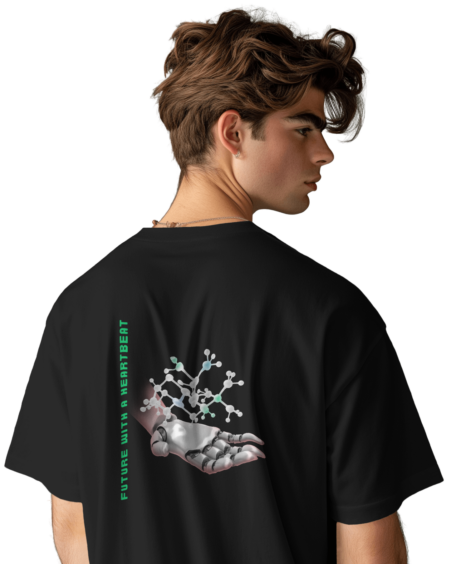 Oversize | Unisex Printed Cotton T Shirt | Round Neck | Half Sleeves|100% Cotton | Women | Men | Teen | Teen Vibes