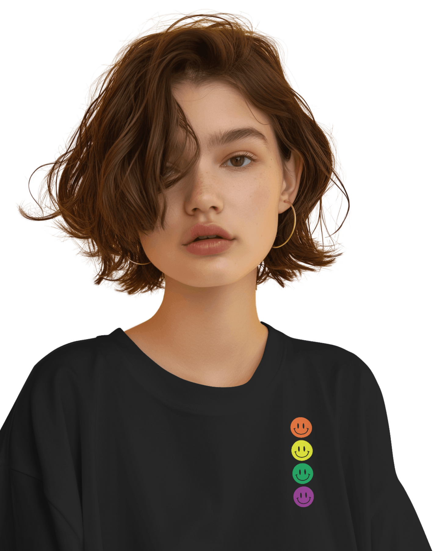 Oversize | Unisex Printed Cotton T Shirt | Round Neck | Half Sleeves|100% Cotton | Women | Men | Teen | Teen Vibes