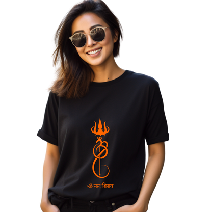 Unisex Printed Cotton T Shirt | Aastha | Trust | Belief | Round Neck | Half Sleeves|100% Cotton Regular Fit T-Shirt | Women | Men | Teen | Teen Vibes
