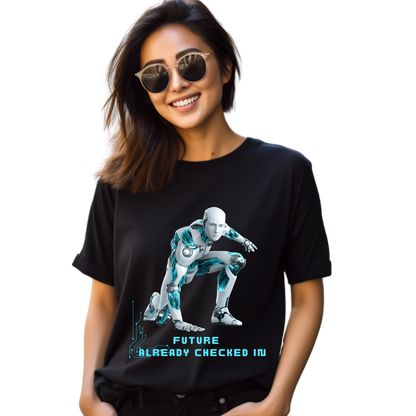Men’s Printed Cotton T Shirt | Futuristic |Round Neck | Half Sleeves|100% Cotton | Regular Fit T-Shirt | Teens | Teen Vibes