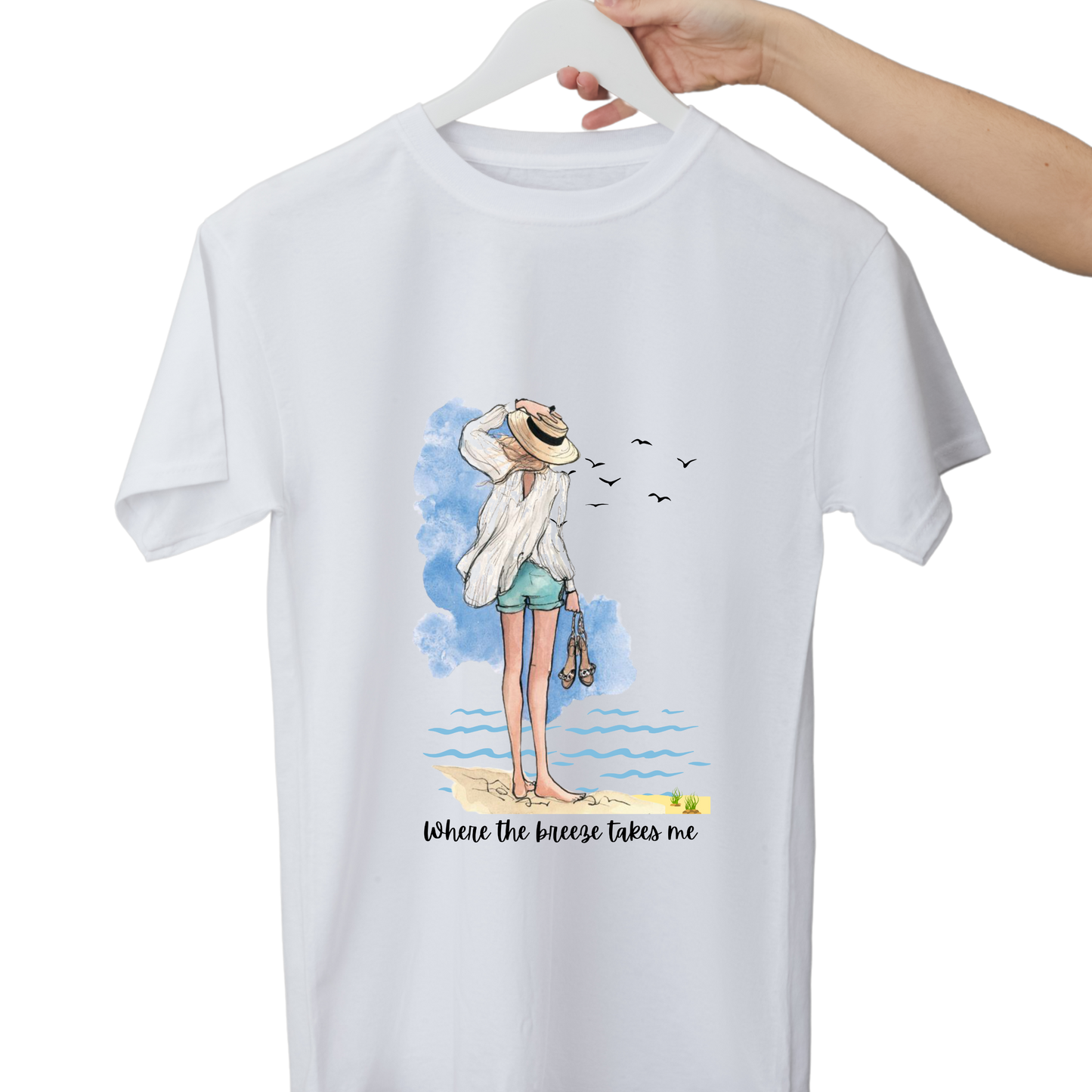 Women Printed Cotton T Shirt | Round Neck | Half Sleeves| 100% Cotton | Regular Fit T-Shirt | Teen | Teen Vibes