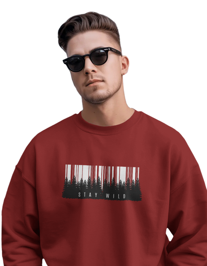 Unisex Oversize Sweatshirt | 400 GSM Heavyweight Fleece | Relaxed Fit | Premium Winter Wear | Men| Women |Teens | Frostline |Classic Sweatshirt |Warm & Soft