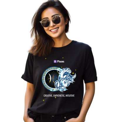 Unisex Printed Cotton T Shirt | Astro | Round Neck | Half Sleeves|100% Cotton Regular Fit T-Shirt | Women | Men | Teen | Teen Vibes