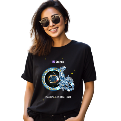 Unisex Printed Cotton T Shirt | Astro | Round Neck | Half Sleeves|100% Cotton Regular Fit T-Shirt | Women | Men | Teen | Teen Vibes