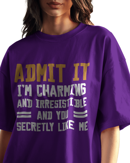 Women Oversize Tee |Street wear | Casual Wear | 100% Cotton T Shirt | Round Neck | Half Sleeves| Vibrant Colors