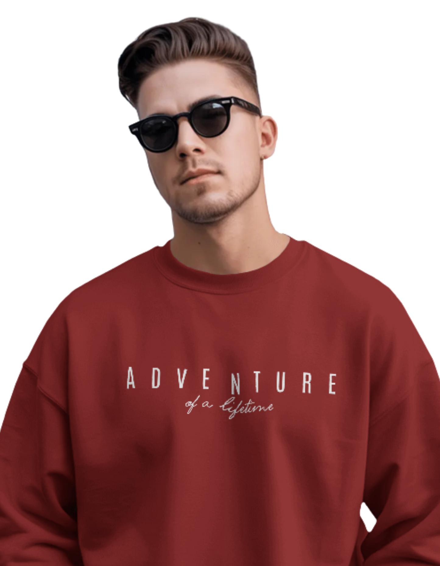 Unisex Oversize Sweatshirt | 400 GSM Heavyweight Fleece | Relaxed Fit | Premium Winter Wear | Men| Women |Teens | Frostline |Classic Sweatshirt |Warm & Soft