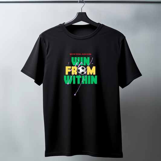 Men’s Printed Cotton T Shirt | Foot Ball |Round Neck | Half Sleeves|100% Cotton | Regular Fit T-Shirt | Teens | Teen Vibes