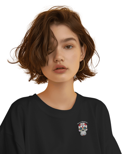 Oversize | Unisex Printed Cotton T Shirt | Round Neck | Half Sleeves|100% Cotton | Women | Men | Teen | Teen Vibes