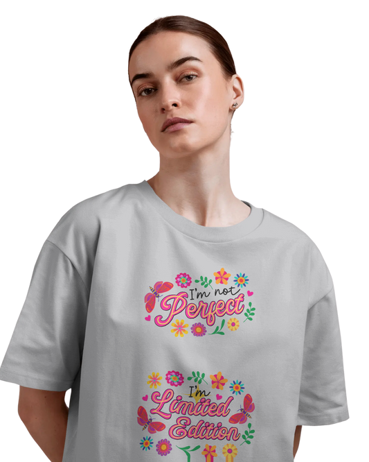 Women Oversize Tee | Printed | 100% Cotton T Shirt | Round Neck | Half Sleeves| Designed by NEOX | Vibrant Colours