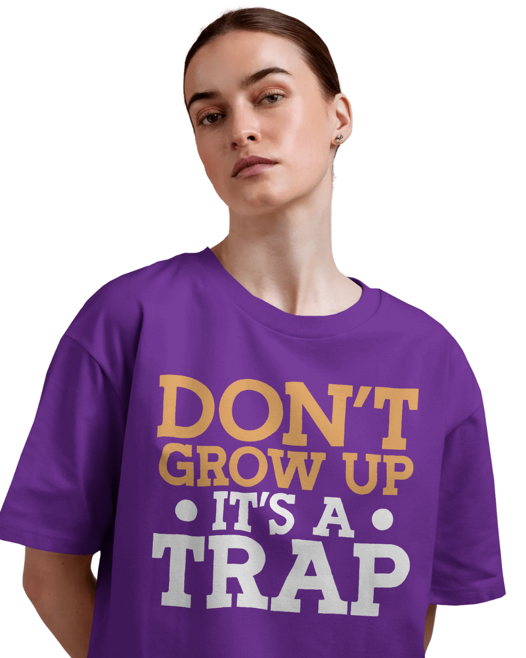 Women Oversize Tee |Street wear | Casual Wear | 100% Cotton T Shirt | Round Neck | Half Sleeves| Vibrant Colors