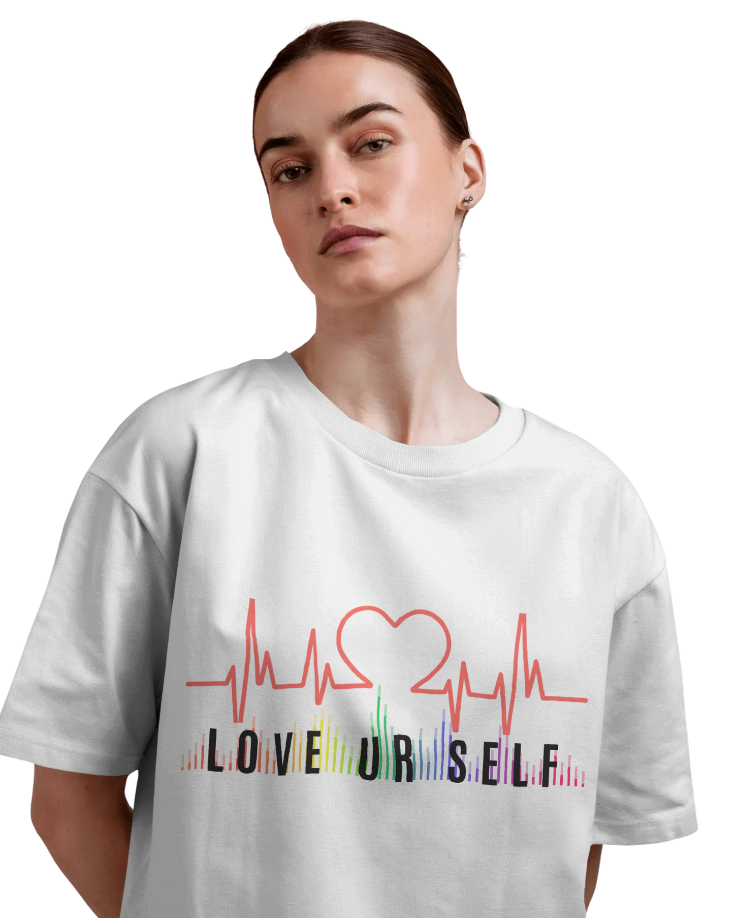 Women Oversize Tee | Printed | 100% Cotton T Shirt | Round Neck | Half Sleeves| Designed by NEOX | Vibrant Colors