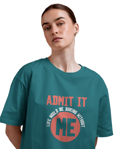Women Oversize Tee |Street wear | Casual Wear | 100% Cotton T Shirt | Round Neck | Half Sleeves| Vibrant Colors