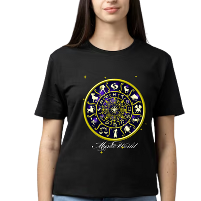 Unisex Printed Cotton T Shirt | Astro | Round Neck | Half Sleeves|100% Cotton Regular Fit T-Shirt | Women | Men | Teen | Teen Vibes