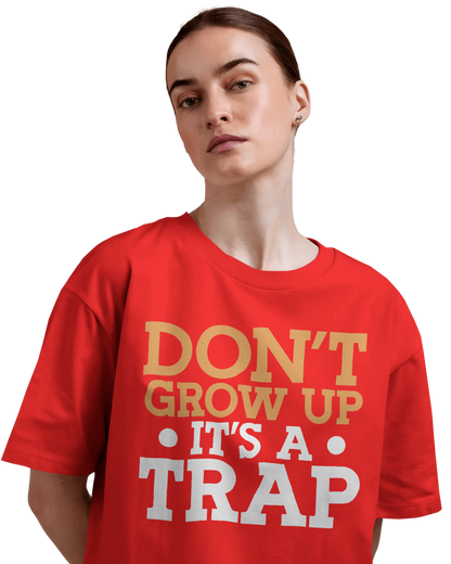 Women Oversize Tee |Street wear | Casual Wear | 100% Cotton T Shirt | Round Neck | Half Sleeves| Vibrant Colors