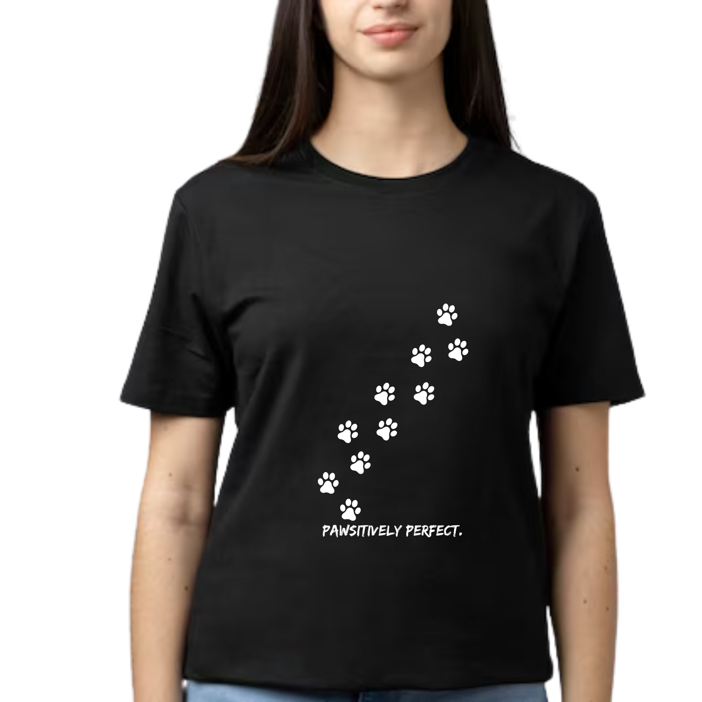 Unisex Printed Cotton T Shirt | Dog Lovers | Round Neck | Half Sleeves|100% Cotton Regular Fit T-Shirt | Women | Men |