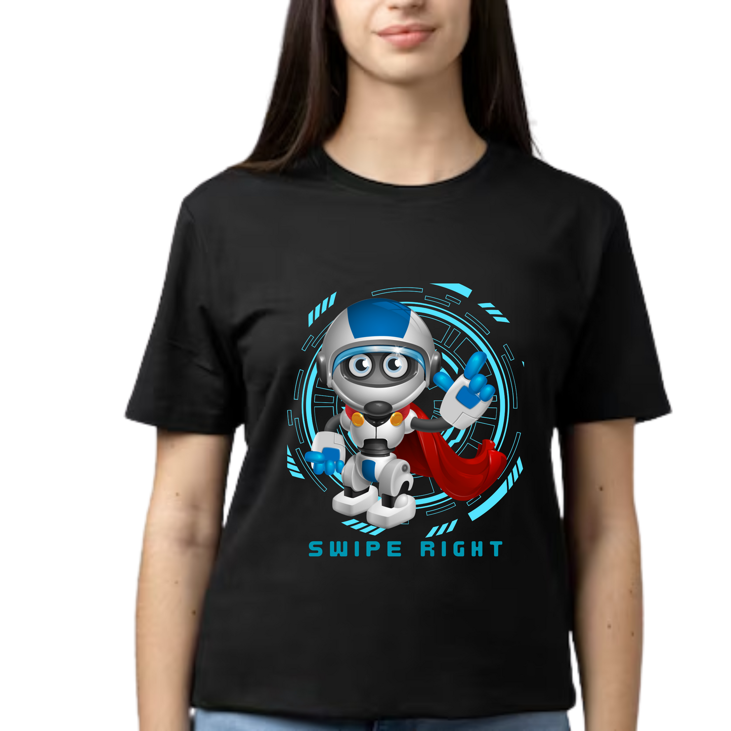 Men’s Printed Cotton T Shirt | Futuristic |Round Neck | Half Sleeves|100% Cotton | Regular Fit T-Shirt | Teens | Teen Vibes
