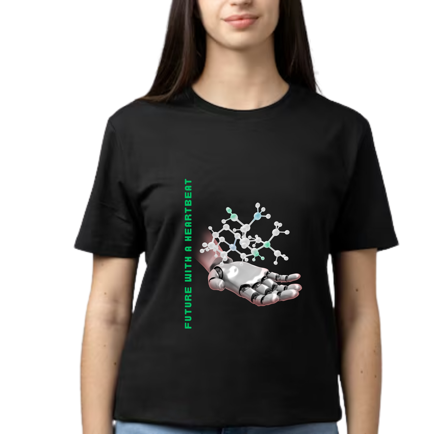 Men’s Printed Cotton T Shirt | Futuristic |Round Neck | Half Sleeves|100% Cotton | Regular Fit T-Shirt | Teens | Teen Vibes
