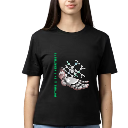 Men’s Printed Cotton T Shirt | Futuristic |Round Neck | Half Sleeves|100% Cotton | Regular Fit T-Shirt | Teens | Teen Vibes