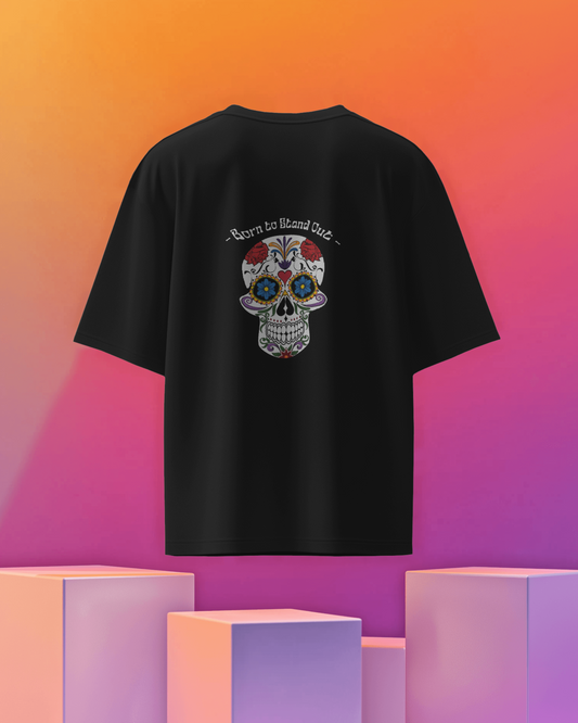 Oversize | Unisex Printed Cotton T Shirt | Round Neck | Half Sleeves|100% Cotton | Women | Men | Teen | Teen Vibes