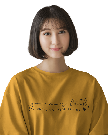 Women Oversize Tee | Printed | 100% Cotton T Shirt | Round Neck | Half Sleeves| Designed by NEOX | Vibrant Colors