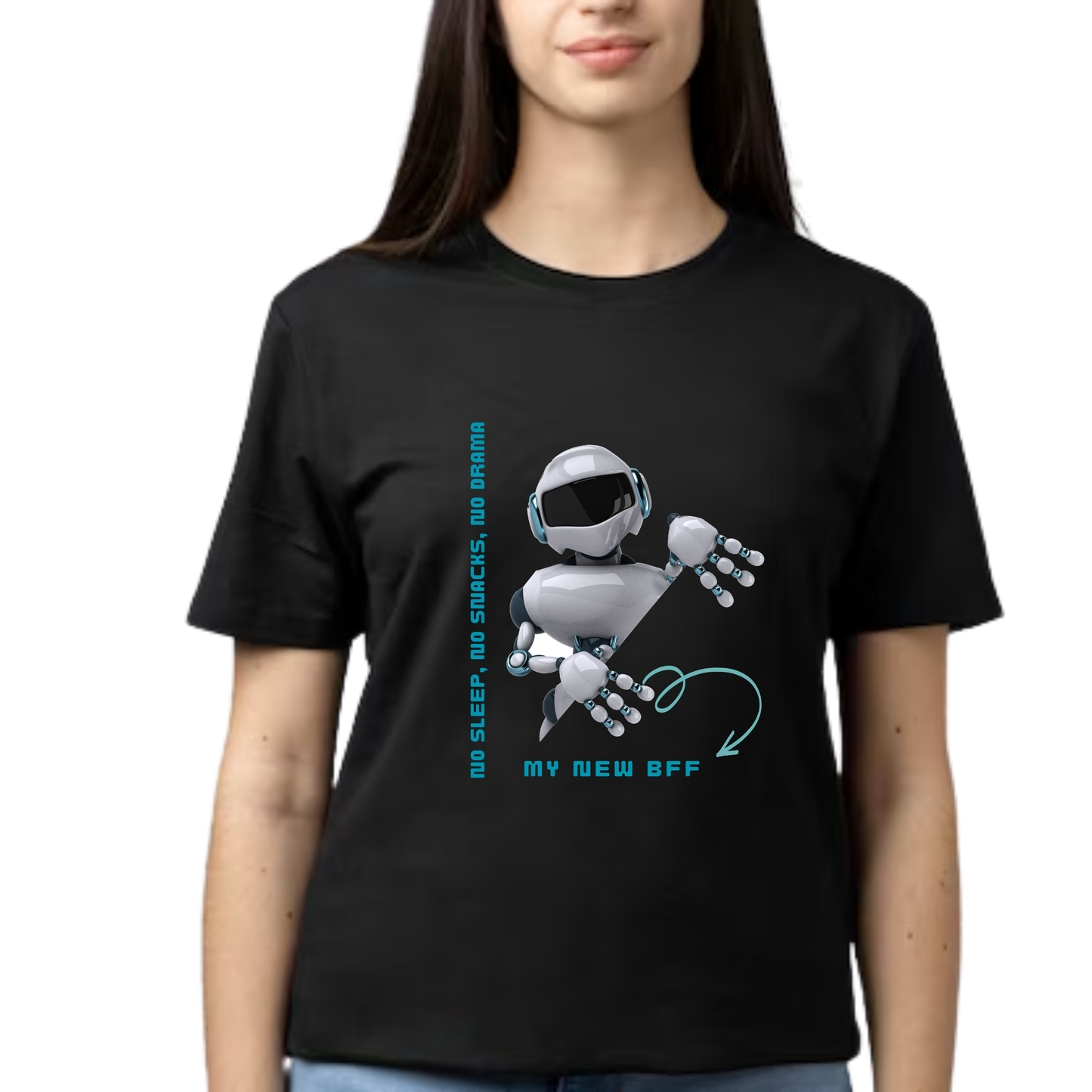 Men’s Printed Cotton T Shirt | Futuristic |Round Neck | Half Sleeves|100% Cotton | Regular Fit T-Shirt | Teens | Teen Vibes