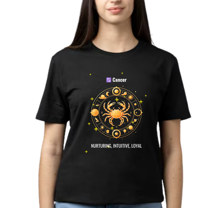 Unisex Printed Cotton T Shirt | Astro | Round Neck | Half Sleeves|100% Cotton Regular Fit T-Shirt | Women | Men | Teen | Teen Vibes