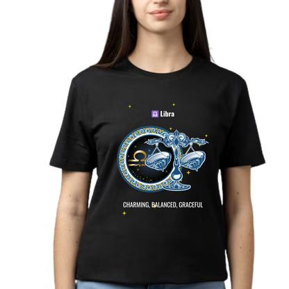 Unisex Printed Cotton T Shirt | Astro | Round Neck | Half Sleeves|100% Cotton Regular Fit T-Shirt | Women | Men | Teen | Teen Vibes