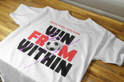Men’s Printed Cotton T Shirt | Foot Ball |Round Neck | Half Sleeves|100% Cotton | Regular Fit T-Shirt | Teens | Teen Vibes