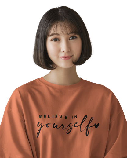 Women Oversize Tee | Printed | 100% Cotton T Shirt | Round Neck | Half Sleeves| Designed by NEOX | Vibrant Colors