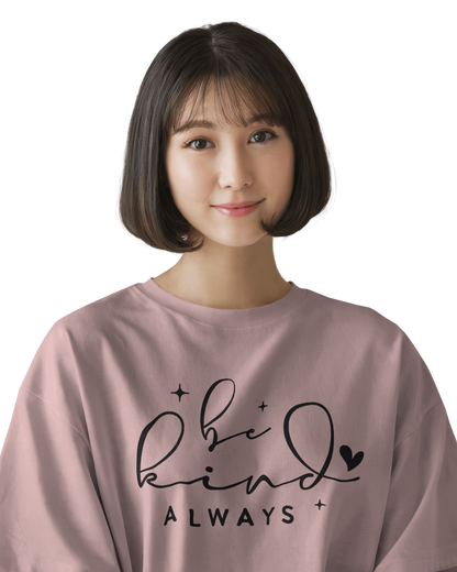 Women Oversize Tee | Printed | 100% Cotton T Shirt | Round Neck | Half Sleeves| Designed by NEOX | Vibrant Colors
