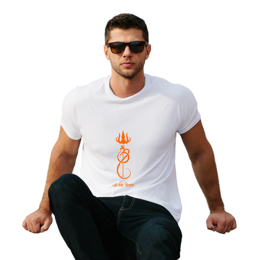 Unisex Printed Cotton T Shirt | Aastha | Trust | Belief | Round Neck | Half Sleeves|100% Cotton Regular Fit T-Shirt | Women | Men | Teen | Teen Vibes