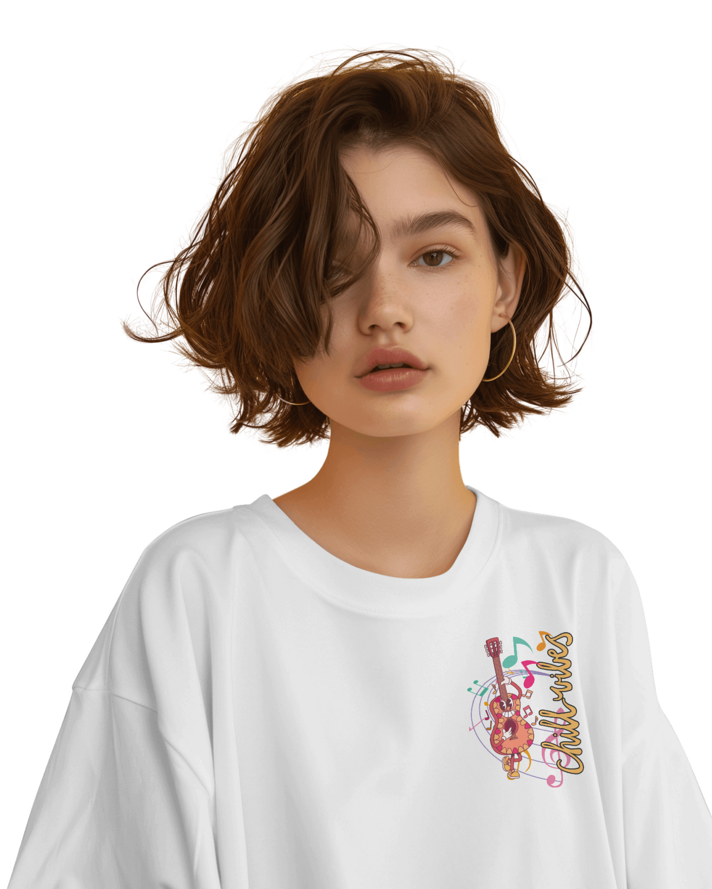 Oversize | Unisex Printed Cotton T Shirt | Round Neck | Half Sleeves|100% Cotton | Women | Men | Teen | Teen Vibes