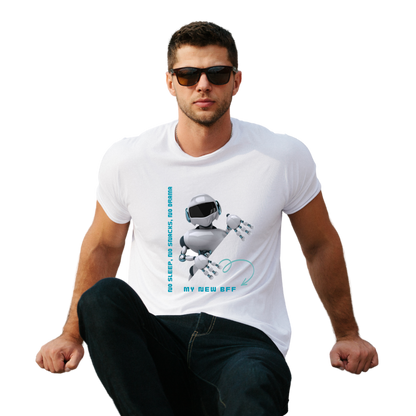 Men’s Printed Cotton T Shirt | Futuristic |Round Neck | Half Sleeves|100% Cotton | Regular Fit T-Shirt | Teens | Teen Vibes