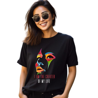 Women Printed Cotton T Shirt | Round Neck | Half Sleeves| 100% Cotton | Regular Fit T-Shirt | Teen | Teen Vibes