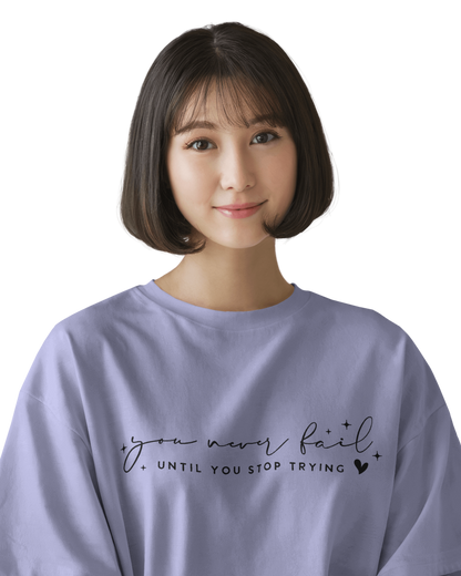 Women Oversize Tee | Printed | 100% Cotton T Shirt | Round Neck | Half Sleeves| Designed by NEOX | Vibrant Colors