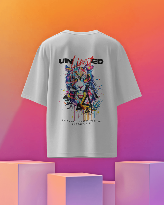 Oversize | Unisex Printed Cotton T Shirt | Round Neck | Half Sleeves|100% Cotton | Women | Men | Teen | Teen Vibes