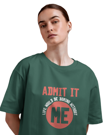 Women Oversize Tee |Street wear | Casual Wear | 100% Cotton T Shirt | Round Neck | Half Sleeves| Vibrant Colors