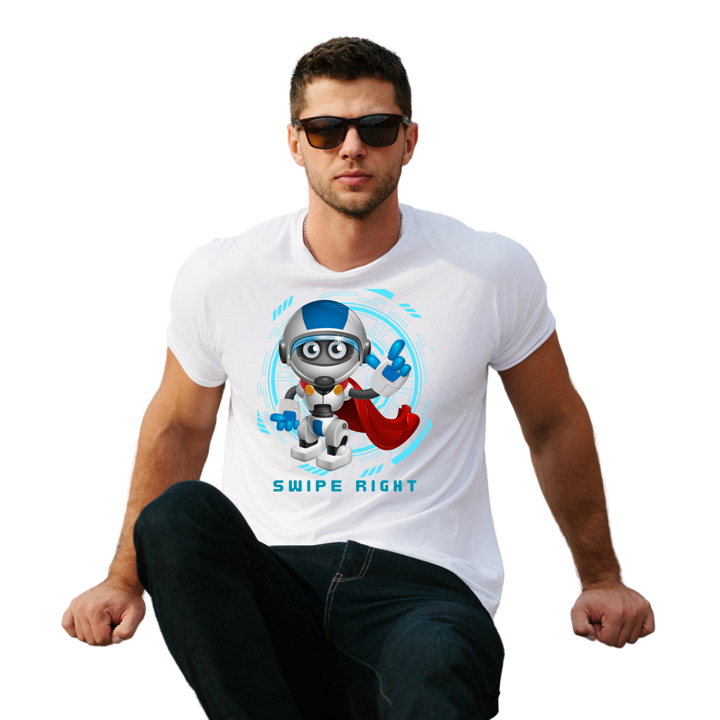 Men’s Printed Cotton T Shirt | Futuristic |Round Neck | Half Sleeves|100% Cotton | Regular Fit T-Shirt | Teens | Teen Vibes