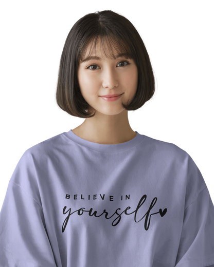 Women Oversize Tee | Printed | 100% Cotton T Shirt | Round Neck | Half Sleeves| Designed by NEOX | Vibrant Colors