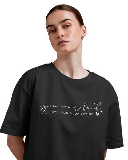 Women Oversize Tee | Printed | 100% Cotton T Shirt | Round Neck | Half Sleeves| Designed by NEOX | Vibrant Colors